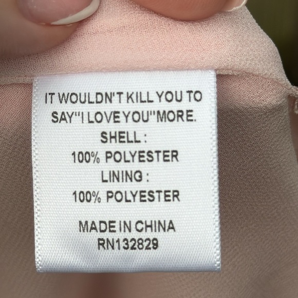 LPA pink leopard chiffon ruffle wrap duster dress - size small - Picture 11 of 12